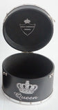 Majesty BLACK/SILVER Crown Case 9" WIDE  X 6.7" TALL -  SALE $75.00 only 1 LEFT!