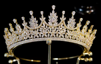 The Angelic CZ Tiara - Silver, Gold, or Rose Gold – Holly Hardwick