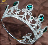 Tribute Tiara - Blue or Green Accents