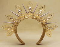 Golden Halo Sunburst Crown