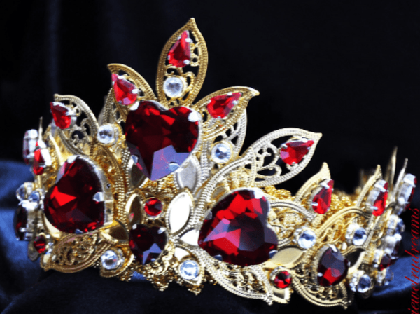 Flame of Fire Crown, Holy Fire Tiara, Red Crystal Crown, Fire Crown, Gold Tiara Flame Princess Crown - Etsy main image 4
