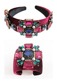 Luxury Velvet Stoned Headbands/Cuffs - 2 colors!
