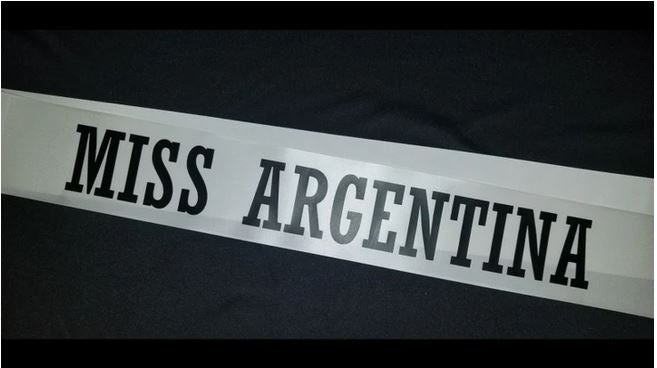 SATIN RIBBON SASH