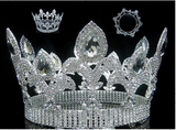 Worldwide Crown - Gold/Clear, Sapphire Blue or Silver/Clear, AB or Purple