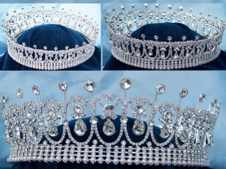 Diana Crown - Silver/Crystal, Gold/Crystal, Gold/Pearl, Silver/Pearl