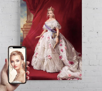 Pink Queen Portrait