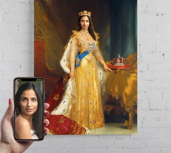 Gold Queen Portrait