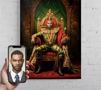 Green King Portrait
