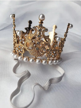 Gold Infant Crown