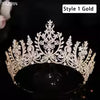 Aurora CZ Tiara Silver, Gold or Rose Gold