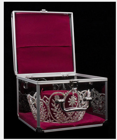 REGAL Lucite Carrying Case 2- with lock and shoulder strap.