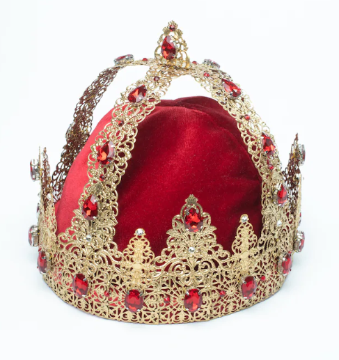 KING JAMES CROWN - RED, BLUE, GREEN VELVETS – Holly Hardwick Crowns