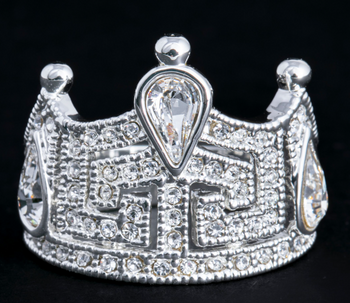 MISS AMERICA Crown Ring -Silver
