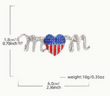 AMERICA Flag MOM Pin