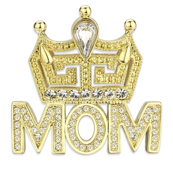 NEW! MISS AMERICA "MOM" PIN - Gold or Silver