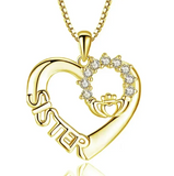 LITTLE SISTERS HEART NECKLACE