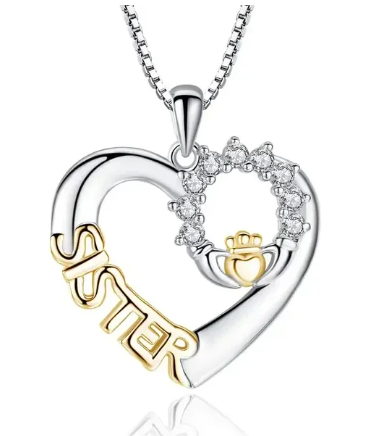 NEW! LITTLE SISTERS HEART NECKLACE