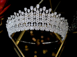 Astrid CZ Tiara Silver or Gold