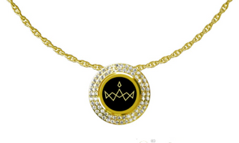 NEW! Miss America Logo Gold Necklace
