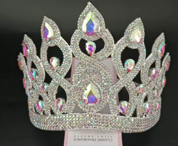 Dramatic Contour Tiara - gold or silver