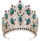 Dramatic Flourish Contoured Tiara - Many Colors
