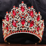 Dramatic Flourish Contoured Tiara - Many Colors