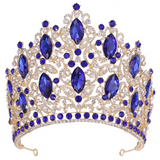 Dramatic Flourish Contoured Tiara - Many Colors