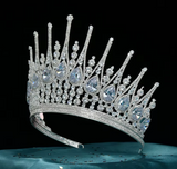 Baroque Queen's CZ Crystal Crown