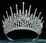 Baroque Queen's CZ Crystal Crown