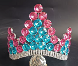 Colorful Pageant Adjustable Tiara - MANY COLORS!