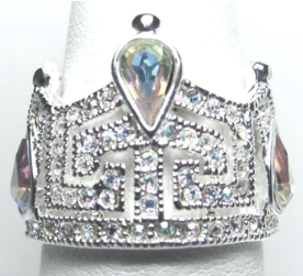 Miss America Crown Ring (Silver)