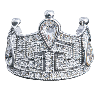 Miss America Crown Ring (Silver)