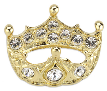 Miss America Sash Pins - Gold/Clear
