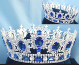 Elegant CRYSTAL Full Crown-Gold or Silver with Many Accent Colors