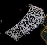 Fleur de Lis CZ Tiara