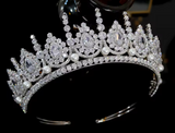 Pearly CZ Tiara
