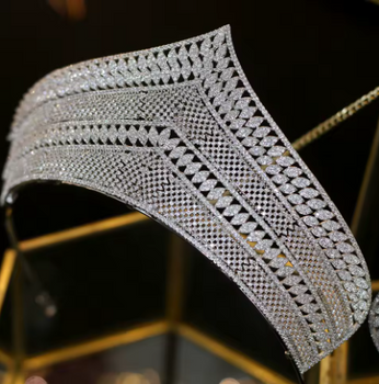 Flaunting CZ Tiara