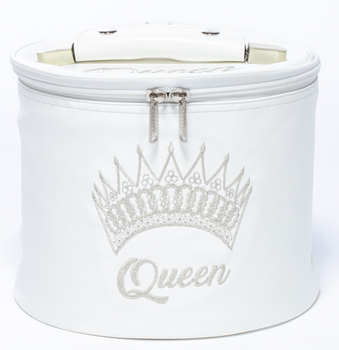 NEWEST!!  QUEEN'S Silver/White Crown Case  $119.00