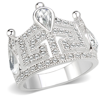 Miss America Crown Ring (Silver)