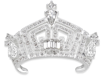 Miss America Crown Pin - Silver