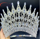 Dramatic Flair Contoured Tiara - Many Colors - 4 or 6 inches