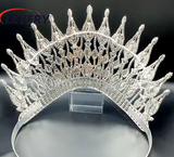 Dramatic Flair Contoured Tiara - Many Colors - 4 or 6 inches