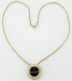 NEW! Miss America Logo Gold Necklace