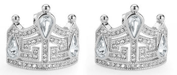 MISS AMERICA Crown Earrings -Gold or Silver