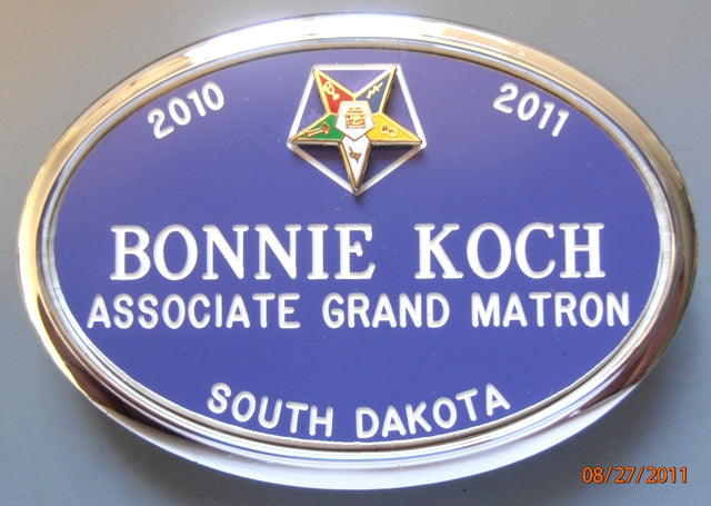 Eastern Star Name Badges