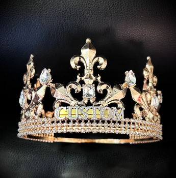 Custom Rhinestone Word Crown