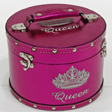 Small Metallic Crown Case 8.5" WIDE X 6" TALL - 9 COLORS $119.00