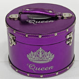 Small Metallic Crown Case 8.5" WIDE X 6" TALL - 9 COLORS $119.00