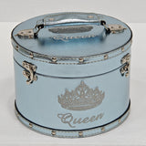 Small Metallic Crown Case 8.5" WIDE X 6" TALL - 9 COLORS $119.00