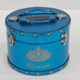 Small Metallic Crown Case 8.5" WIDE X 6" TALL - 9 COLORS $119.00